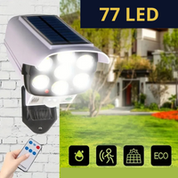 projecteur solaire ultra-lumineux  77 LED