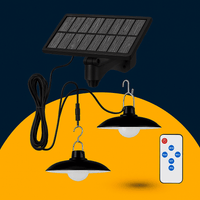 Lampe solaire suspendue avec câble 10m – Allumage automatique, lumière chaude/froide & télécommande incluse | Nocta Solis™