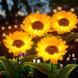 Lampe Solaire En Forme De Tournesol