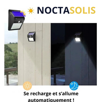 Applique Murale Solaire pour Allées et Garage Avec Détecteur De Mouvement