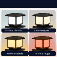lanterne solaire pillier puissante - NoctaSolis