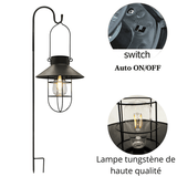 Lanterne solaire vintage suspendue - NoctaSolis