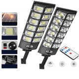 projecteur solaire de rue puissant 504 LEDs - NoctaSolis