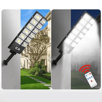 projecteur solaire de rue puissant 504 LEDs - NoctaSolis